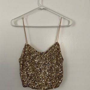 Alice and olivia crop tank